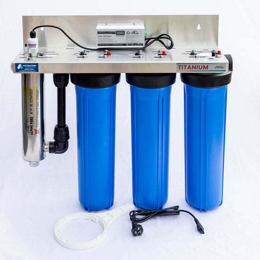 Ultimate Whole House Water Filter System | Hi-Flo (Bacteria) | Ultimate Titanium